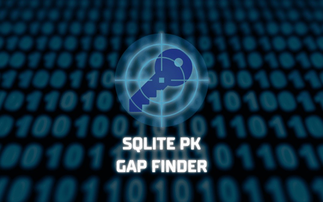 SQLite Primary Key Gap Analysis Tool